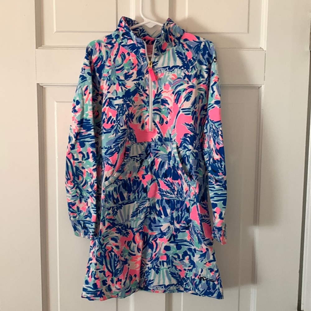 Adorable Lilly popover dress, girls size M (6/7)